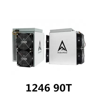BTC عامل منجم Avalon 1246 90th / S 3420W Sha 256 Asic Mining آلةs