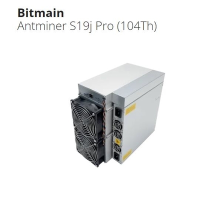 Asic Bitcoin Mining Machine Bitmain Antminer S19 / S19pro / S19J Pro 110t 104t 100t 96t 95t