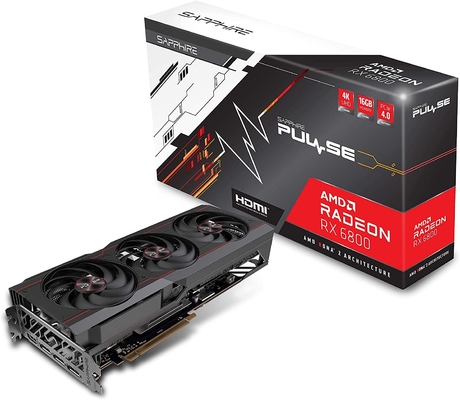بطاقة رسومات AMD Sapphire Radeon RX 6800 XT 16GB GDDR6 Mining Rig عالية الأداء