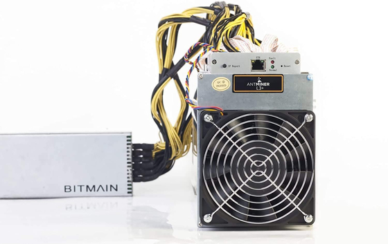 LTC Bitmain Antعامل منجم L3 + 600mh / S Asic Mining آلة 850W 11.6-13.0V