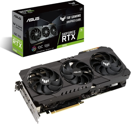 بطاقة رسومات GDDR6 Geforce Rtx 3080 10 جيجا بايت 1710 ميجا هرتز إصدار OC بطاقة رسومات