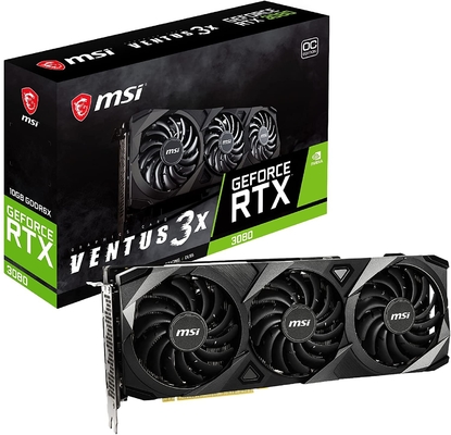بطاقة رسومات GDDR6 Geforce Rtx 3080 10 جيجا بايت 1710 ميجا هرتز إصدار OC بطاقة رسومات