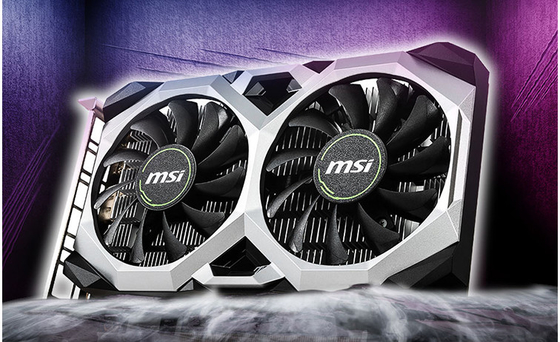 مروحة تبريد مزدوجة Nvidia Gtx 1660 Super 6GB بطاقة رسومات 120W 1770MHz