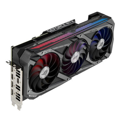 بطاقة رسومات ألعاب سطح المكتب Rog Strix Rtx3060ti O8g NVIDIA 256bit