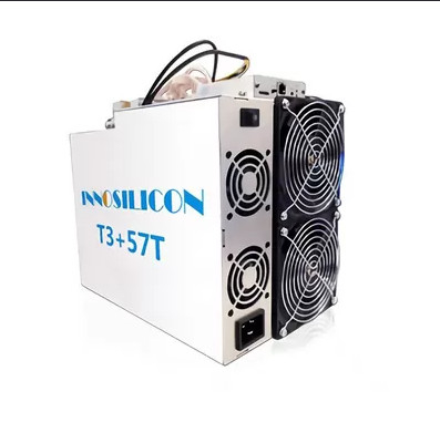 BTC عامل منجم Innosilicon T3 + 57Th / S BTC آلة التعدين SHA-256 خوارزمية 3300W