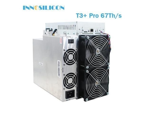 BTC عامل منجم Innosilicon T3 + Pro 67t 67th / S Bitcoin BTC عامل منجم آلة عامل منجم أسيك